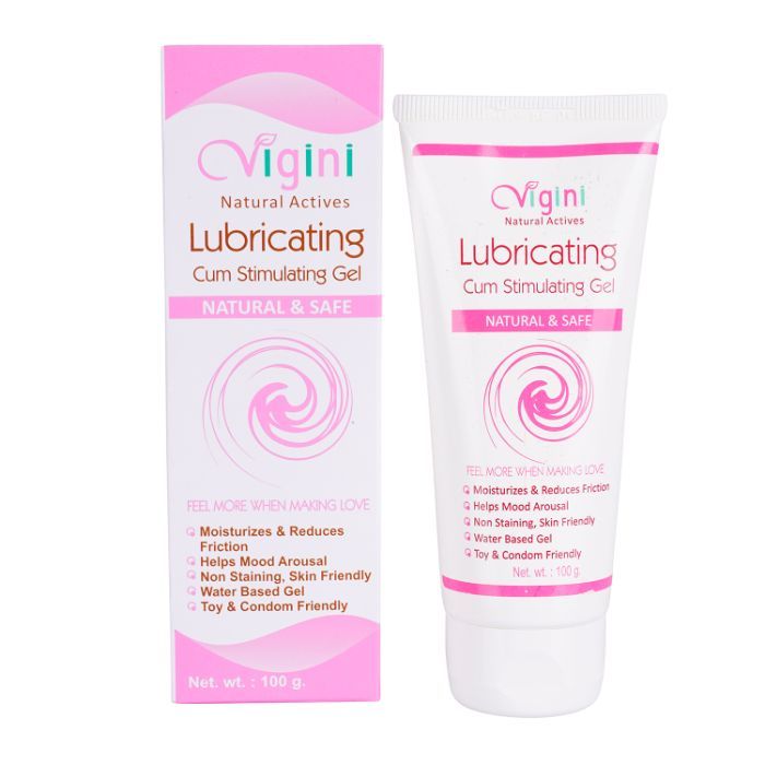 Buy Vigini 100 Natural Actives Vaginal Lubricant Lubricating Cum Stimulating Lube Gel 100 G Online Purplle