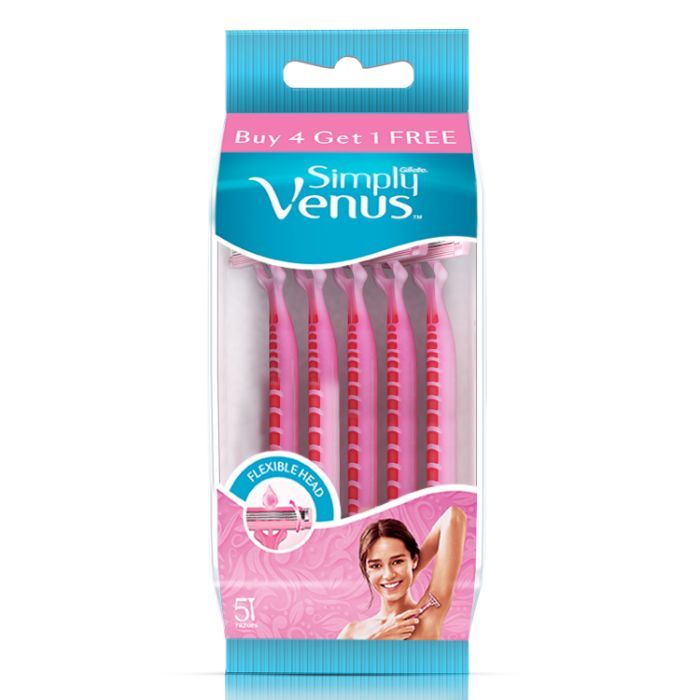 Buy Gillette Simply Venus Hair Removal Razor for Women Pack Of 5