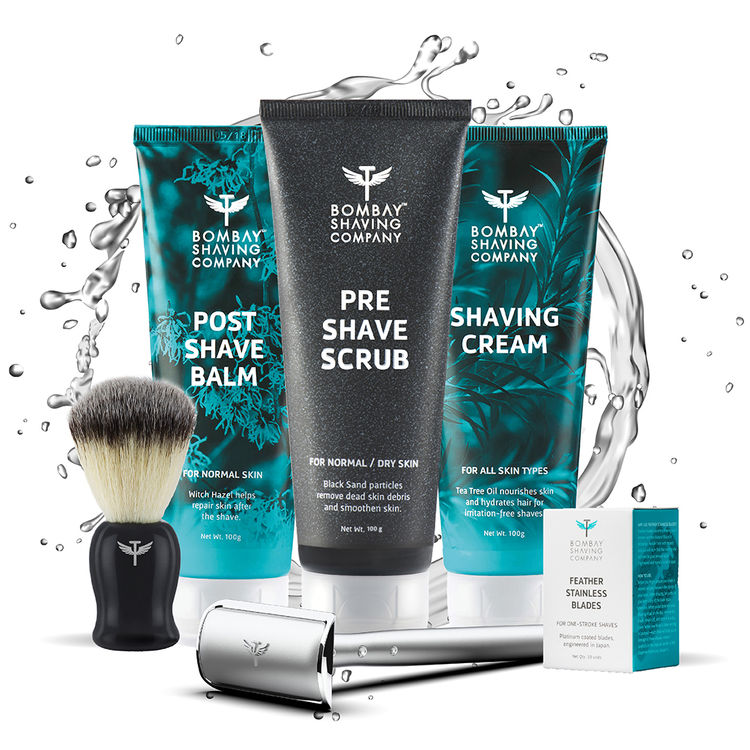 Bombay Shaving Company 6-in-one Shaving Kit with Precision Safety Razor