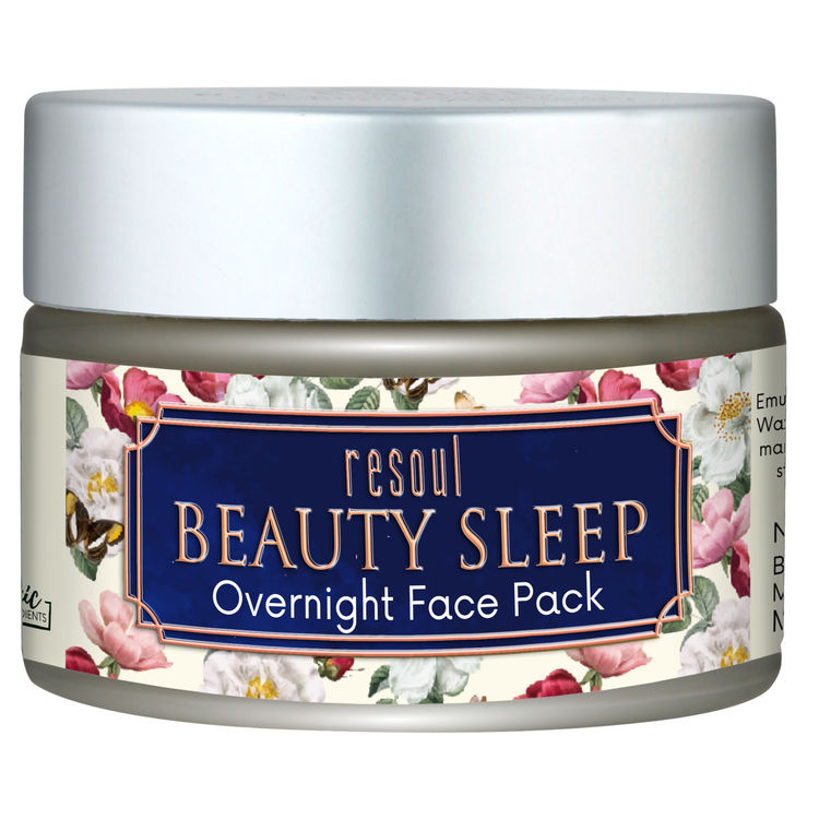 Resoul Beauty Sleep Organic Overnight Face Pack For Improves The Texture Health Appearance Of The Skin Needed a heavy overnight moisturizer for aging skin.