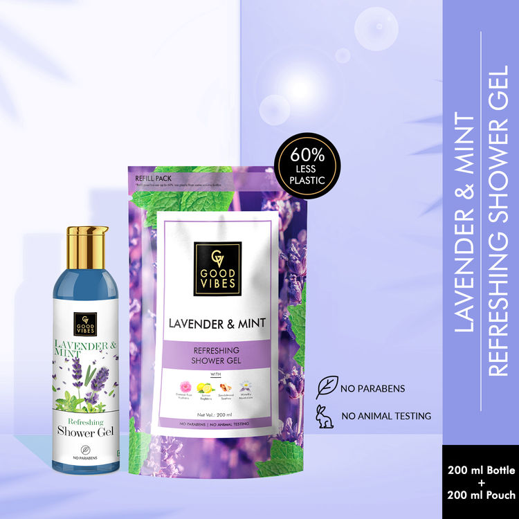 Buy Good Vibes Refreshing Lavender & Mint Shower Gel Combo ( 200 ml ...