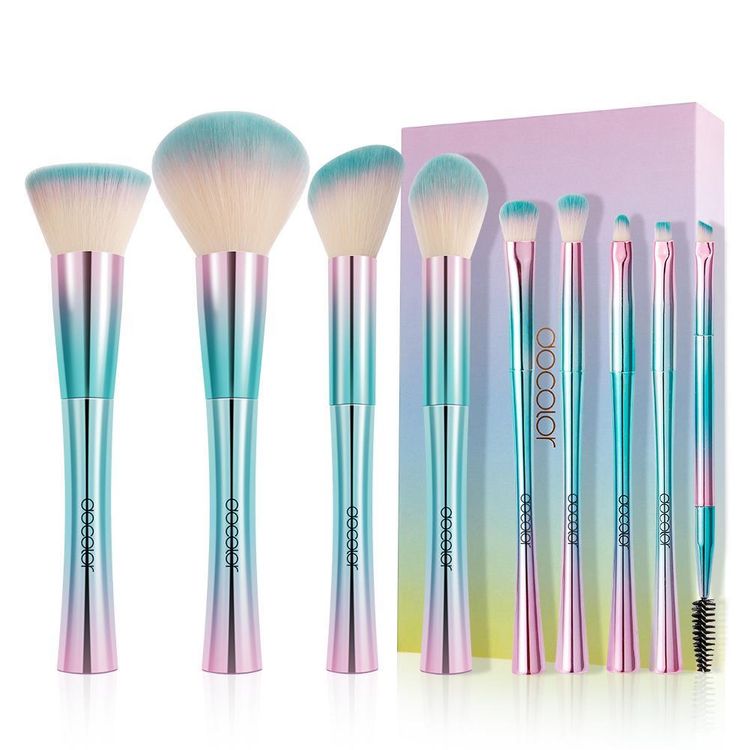 pic Makeup Brushes docolor makeup brushes set foundation blending eyeshadow kit professional series syenthetic brush set fantasy ii 9 piece db0902 b