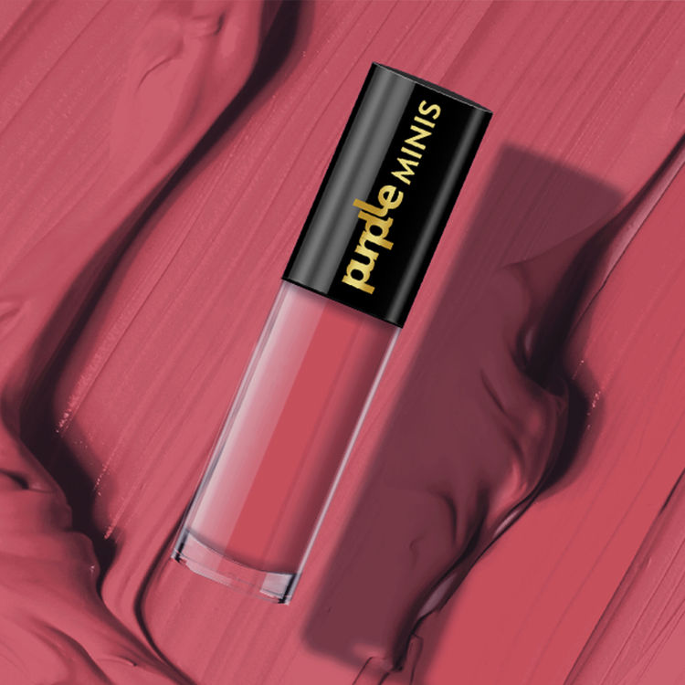 Purplle Ultra HD Matte Mini Liquid Lipstick, Red - My First Karaoke Night 13 (1.6 ml)