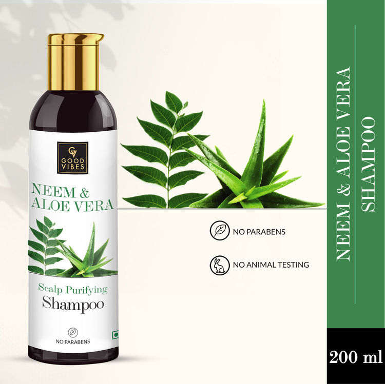 Buy Good Vibes Scalp Purifying Shampoo Neem And Aloe Vera 200 Ml Online Purplle Our services at ecco verde online shop. good vibes scalp purifying shampoo neem and aloe vera 200 ml