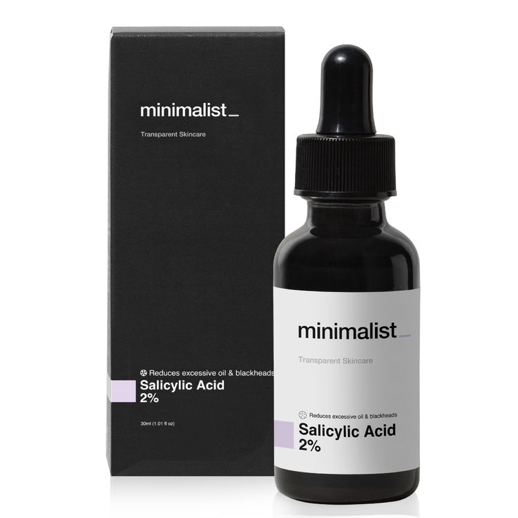 Minimalist 2% Salicylic Acid Face Serum For Acne, Blackheads & Open Pores, (30ml)