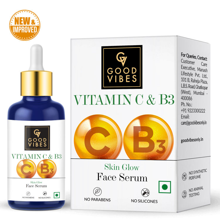Good Vibes Vitamin C & Vitamin B3 Skin Glow Face Serum  (30 ml)