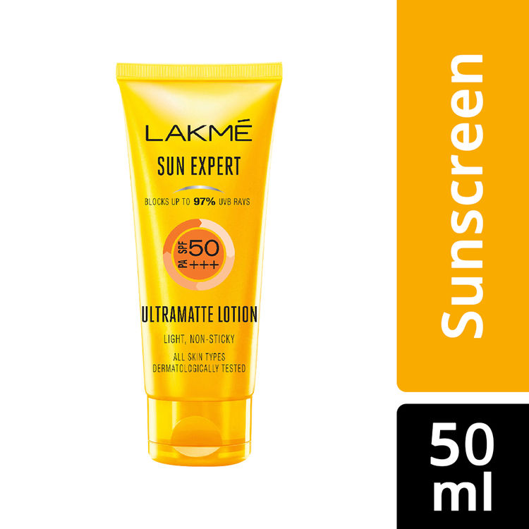 Buy Lakme Sun Expert SPF 50 Ultra Matte Lotion (50 ml) - Purplle