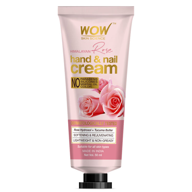WOW Skin Science Himalayan Rose Hand & Nail Cream - (50ml)
