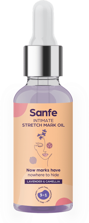 Buy Sanfe Intimate Stretch Mark Oil Lavender Camellia Jojoba 50 Ml Online Purplle