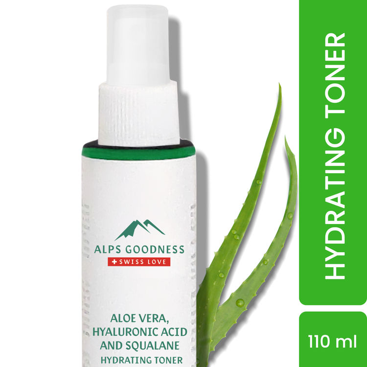 Alps Goodness Aloe Vera, Squalane and Hyaluronic Acid Hydrating Toner - For Dry Skin (110 ml)