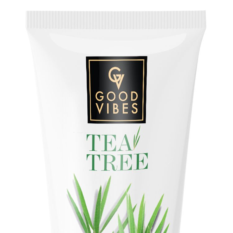 Good Vibes Tea Tree Oil Control Peel Off Mask | Anti-Acne, Clarifying | With Castor Oil | No Parabens, No Sulphates, No Mineral Oil (50 gm)