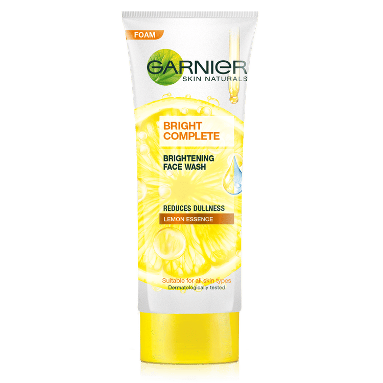 garnier brightening face wash