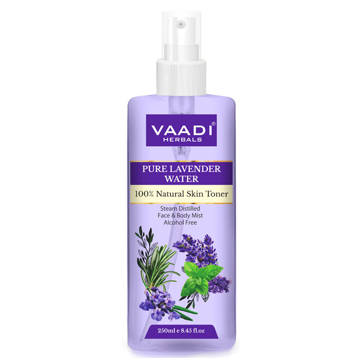 Vaadi Herbals Lavender Water -100% Natural & Pure Skin Toner (250 ml)