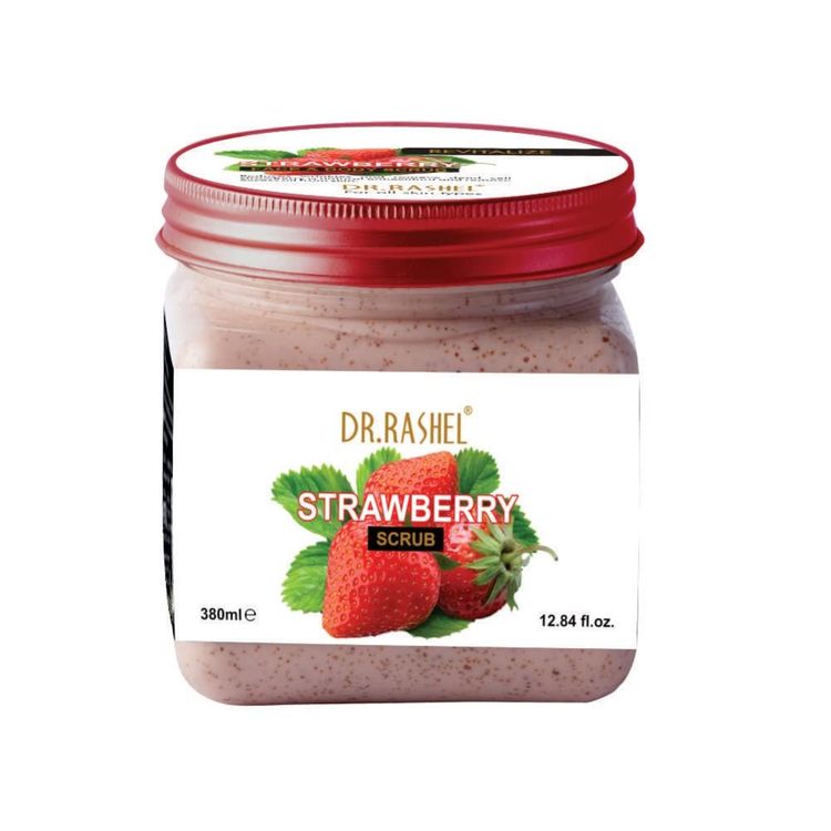Dr. Rashel Revitalize Strawberry Face & Body Scrub For All Skin Types (380 ml)