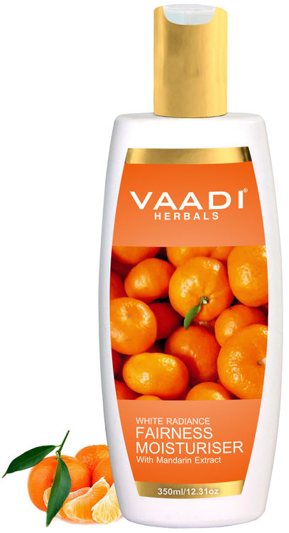Vaadi Herbals White Radiance Fairness Moisturiser With Mandarin Extract (350 ml)