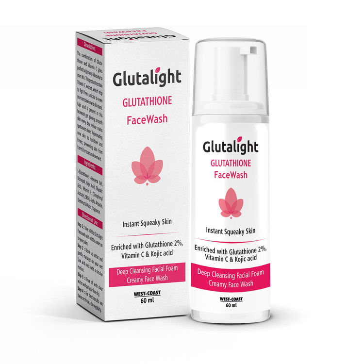 Glutalight Glutathione Face Wash With Vitamin C & Kojic Acid (60ml)