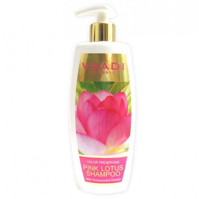 Vaadi Herbals Pink Lotus Color Shampoo with Honeysuckle Extract