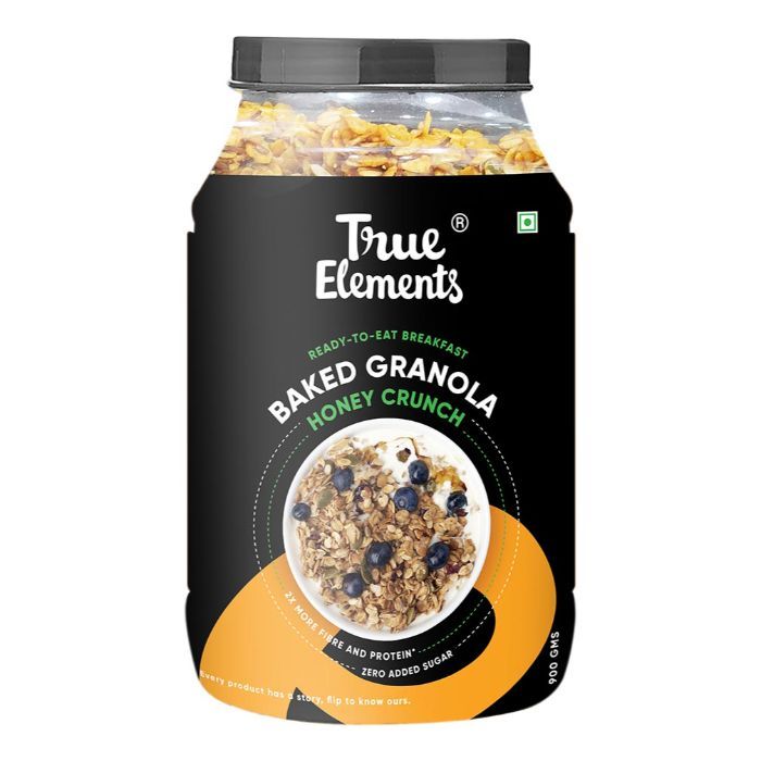 True Elements Baked Granola Honey Crunch 900 G