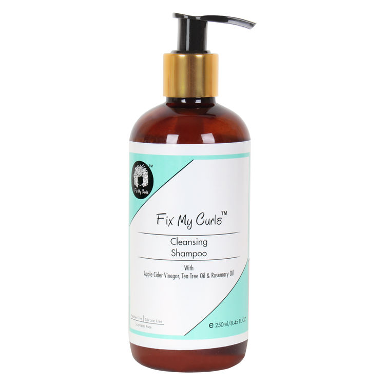 Fix My Curls Cleansing Shampoo for Curly and Wavy Hair(250ml)