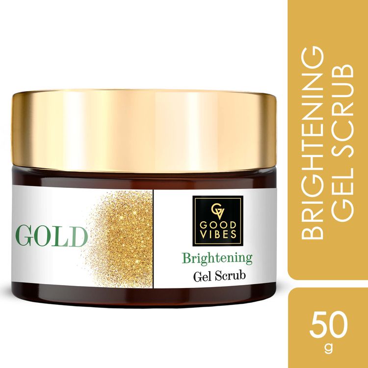 Buy Good Vibes Gold Brightening Gel scrub (50g)