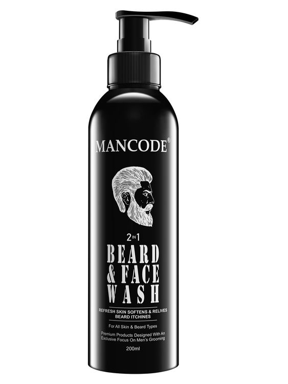 Mancode 2-in-1 Beard & Face Wash(200ml)
