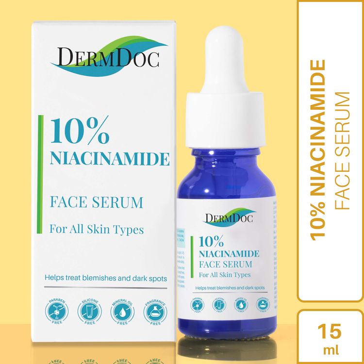 DermDoc 10% Niacinamide Face Serum (15ml)