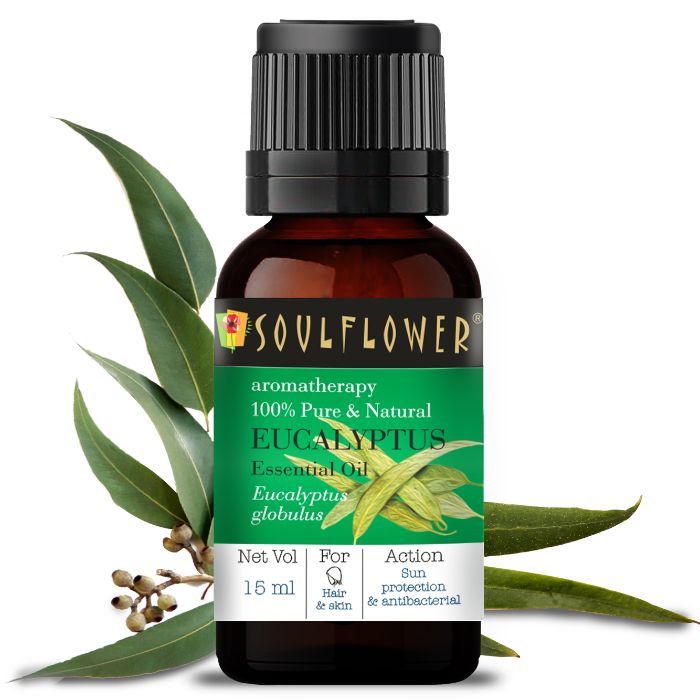 Soulflower Eucalyptus(Nilgiri) Essential Oil (15ml)