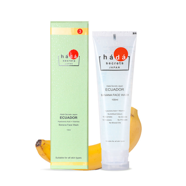 Hada Secrets Japan Ecuador Banana Facewash (100ml)