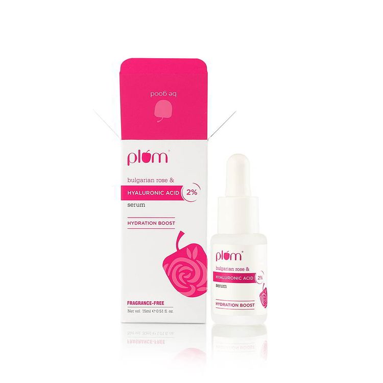 Buy Plum 2% Hyaluronic Acid Serum with Bulgarian Rose (15 ml) 