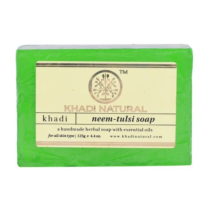 Khadi Natural Ayurvedic Neem-Tulsi Soap (125 g)