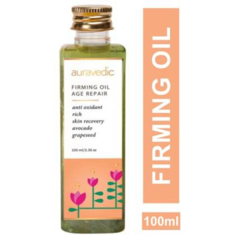 Auravedic Firming Avocado Grape seed Age Repair oil, Protects & Brightens Skin, Dimishes Age Spots & Visibly Firms Skin 100ML