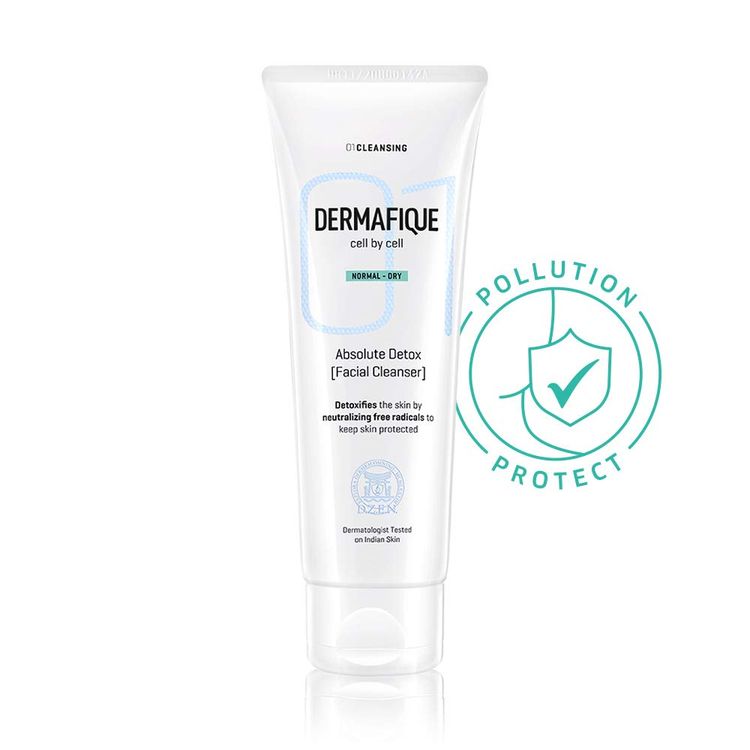 Buy Dermafique Absolute Detox Facial Cleanser for Normal To Dry Skin, Dermatologist Tested, Soap Free (100 ml) - Purplle