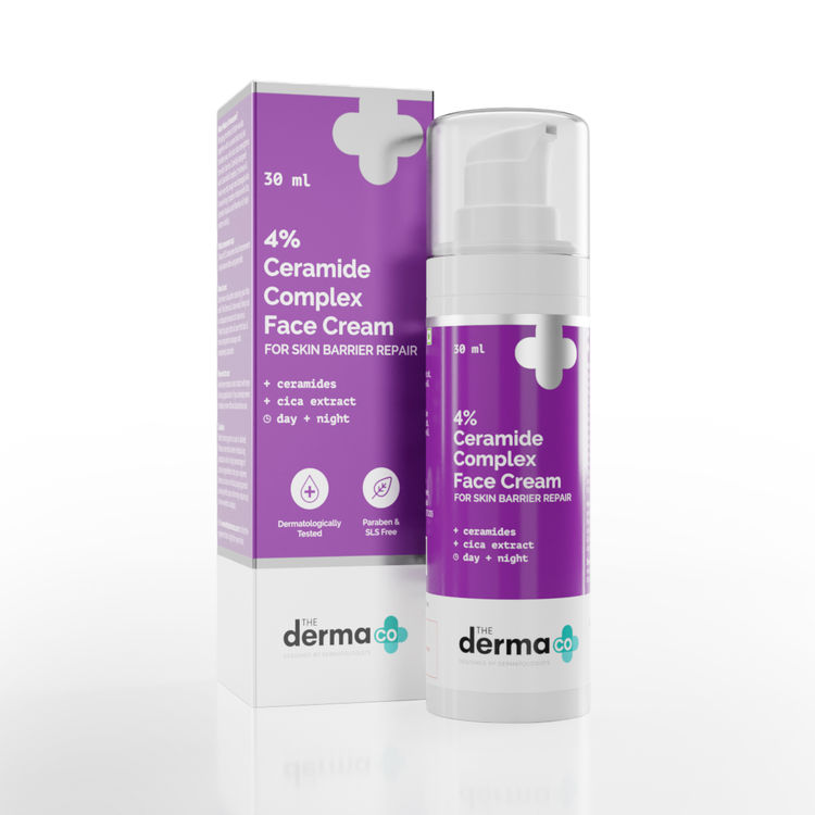The Derma Co. 4% Ceramide Complex Face Cream with Ceramides & Cica for Skin Barrier Repair - 30 ml