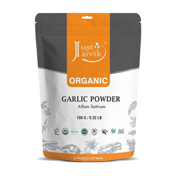 Just Jaivik Organic Garlic Powder (100 g) 