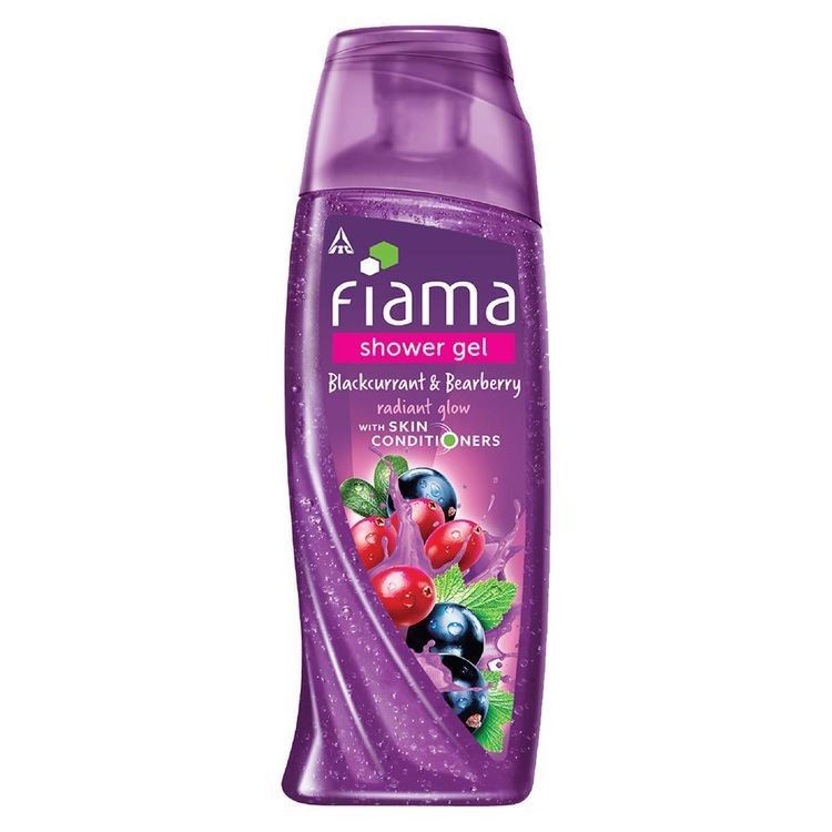 Fiama Shower Gel Blackcurrant & Bearberry Body Wash with Skin Conditioners for Radiant Glow, (250 ml)