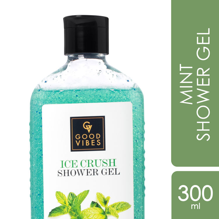 Buy Good Vibes Mint Ice Crush Shower Gel | Vegan, No Parabens, No Mineral Oil, Certified Fragrance, No Animal Testing (300 ml)