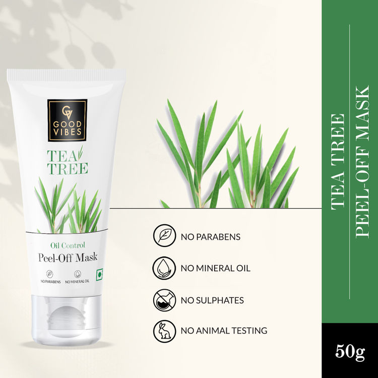 Good Vibes Tea Tree Oil Control Peel Off Mask (50gm)