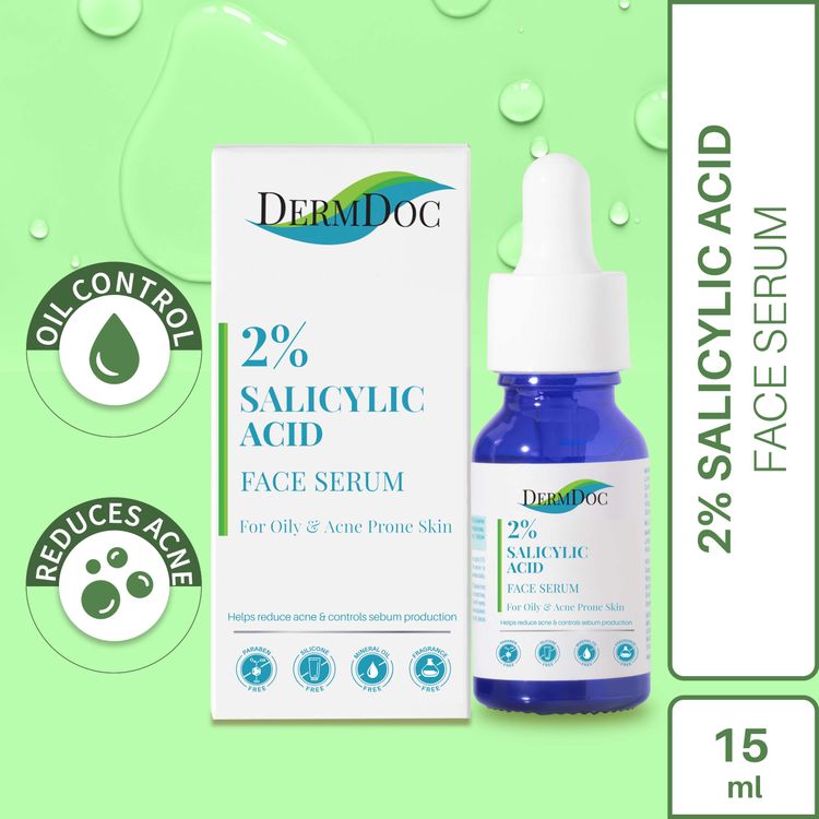 DermDoc 2% Salicylic Acid Face Serum (15 ml)
