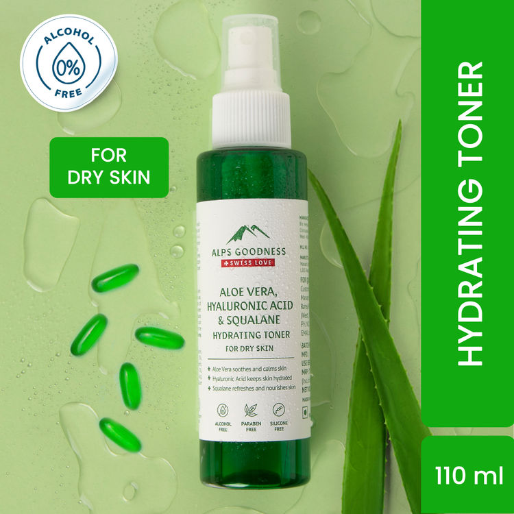 Alps Goodness Aloe Vera, Squalane and Hyaluronic Acid Hydrating Toner (110 ml)
