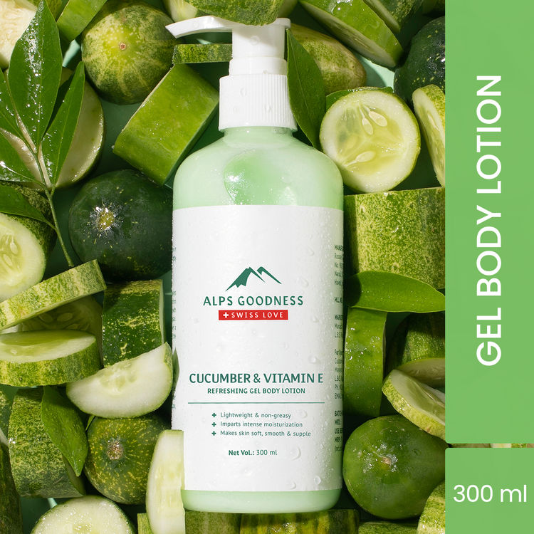 Alps Goodness Cucumber & Vitamin E Refreshing Gel Body Lotion (300ml)