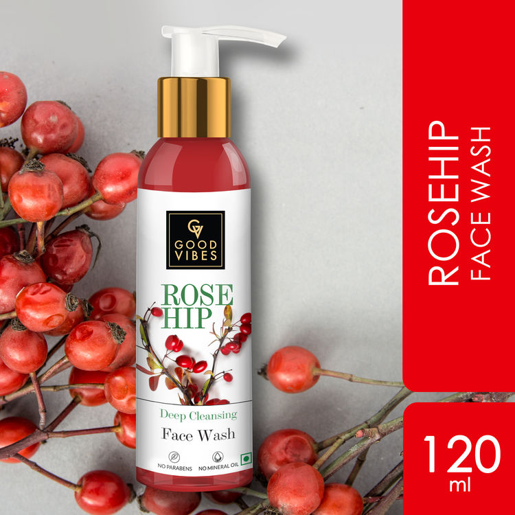 Good Vibes Rosehip Deep Cleansing Face Wash  (120ml)