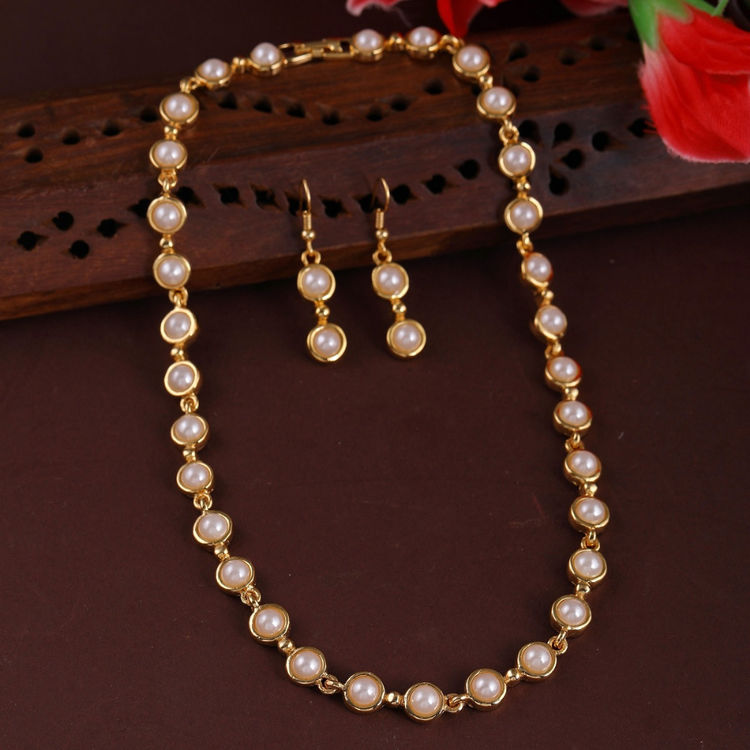 Estele Gold Plated Traditional Pearl 