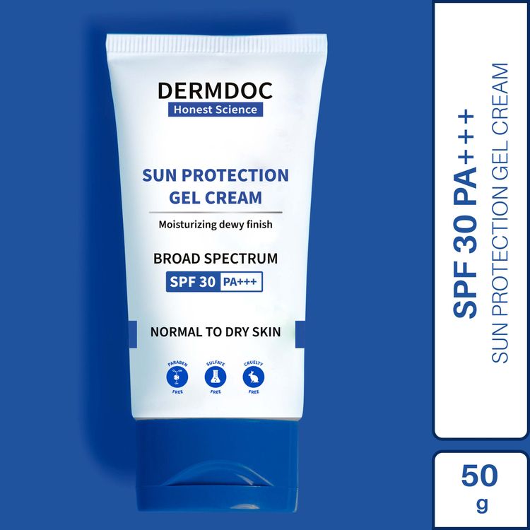 SPF solution like Dermdoc Sun protection gel cream spf 30 (50gm)