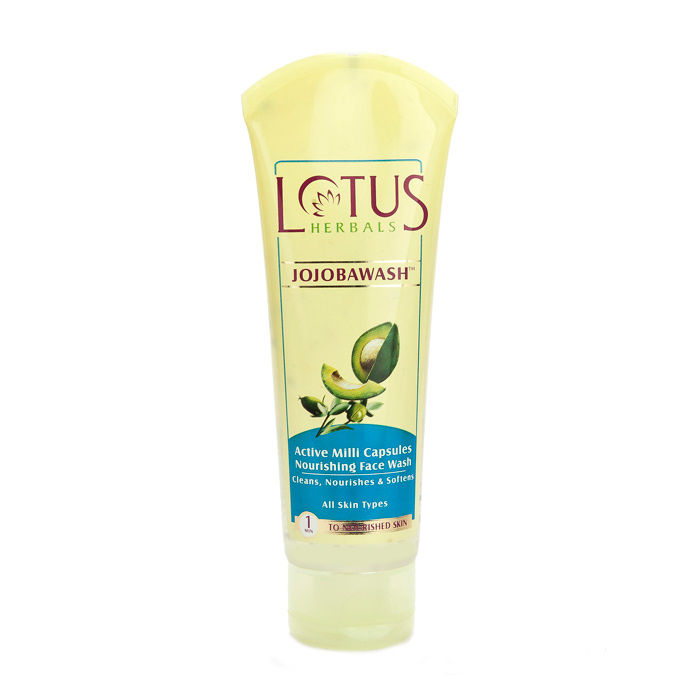 Buy Lotus Herbals Jojobawash Active Milli Capsules Nourishing Face Wash