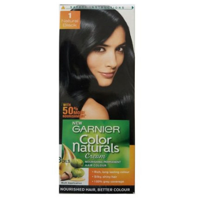 Garnier Color Naturals Nourishing Permanent Hair Color Natural Black 1 70 Ml 40 G