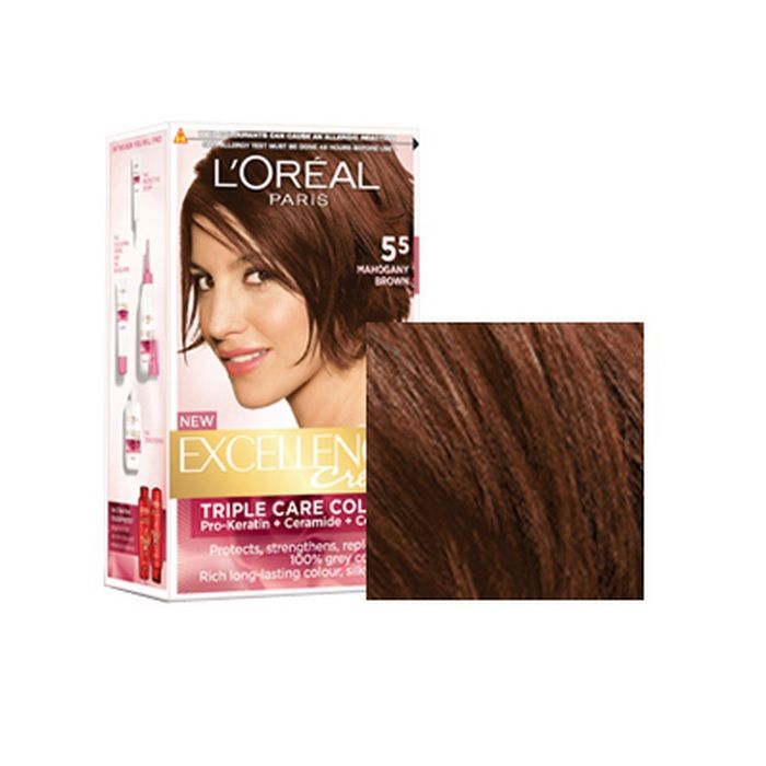 Buy L Oreal Paris Excellence Creme Mahogany Brown 550 150 Ml Find Offers Discounts Reviews Ratings Features Usage Ingredients For L Oreal Paris Excellence Creme Mahogany Brown 550 Online In India Purplle Com