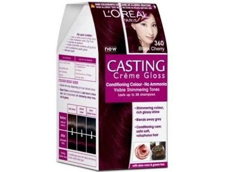 Buy L'Oreal Paris Casting Creme Gloss Black Cherry 360 (87 ...
