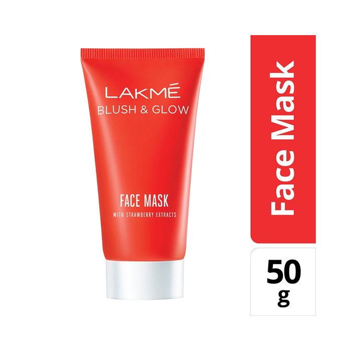 Buy Lakme Blush & Glow Face Mask with Strawberry Extracts (50 g) online