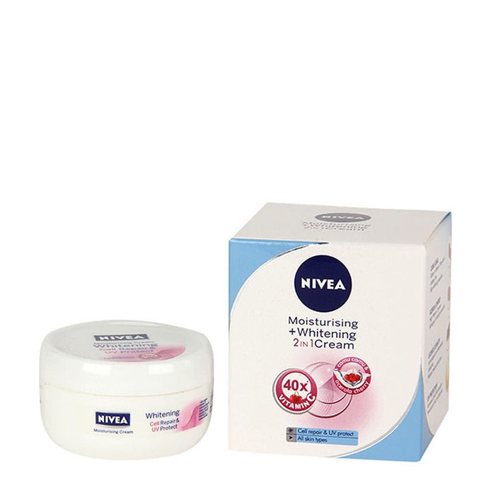 Buy Nivea Moisturising & Whitening 2 in 1 Cream (50 ml) online at