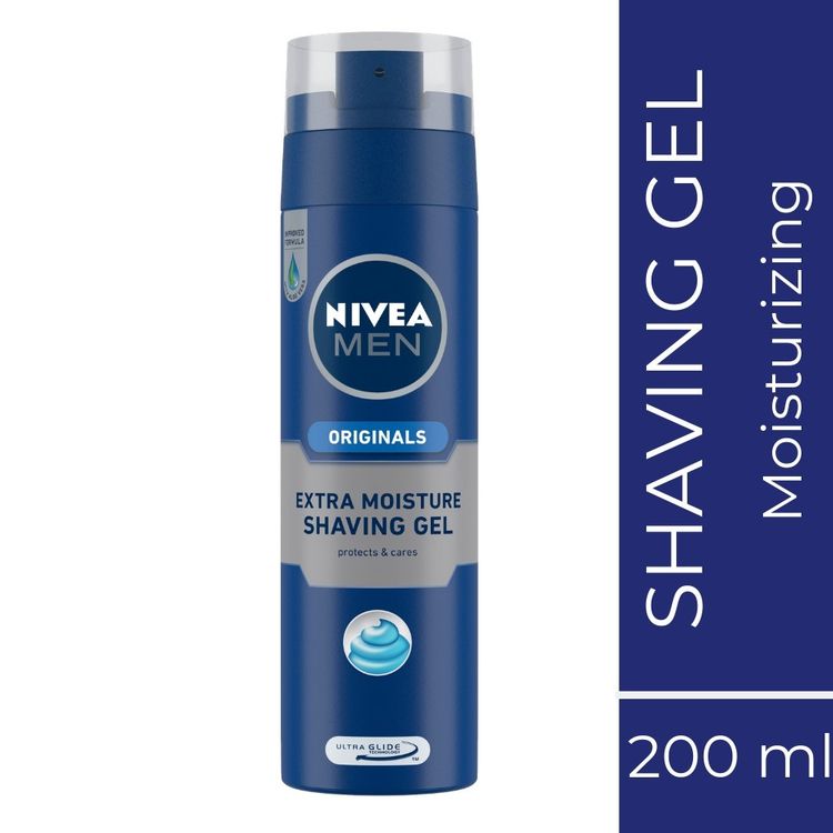 Buy Nivea Men Originals Extra Moisture Shaving Gel (200 ml) onlineNivea Shaving Cream for Men